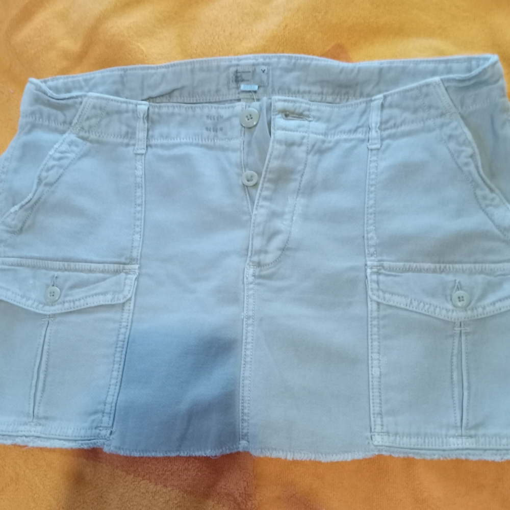 American Eagle Outfitters khaki mini skirt